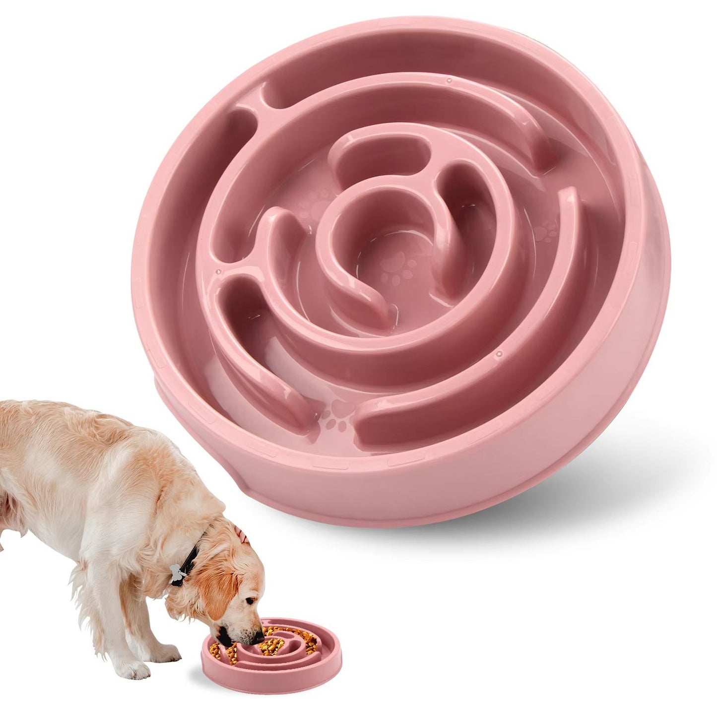 Eco Dog Slow Feeder Bowl – Non-Slip Puzzle & Anti-Gulp Dish for Large, Medium & Small Dogs