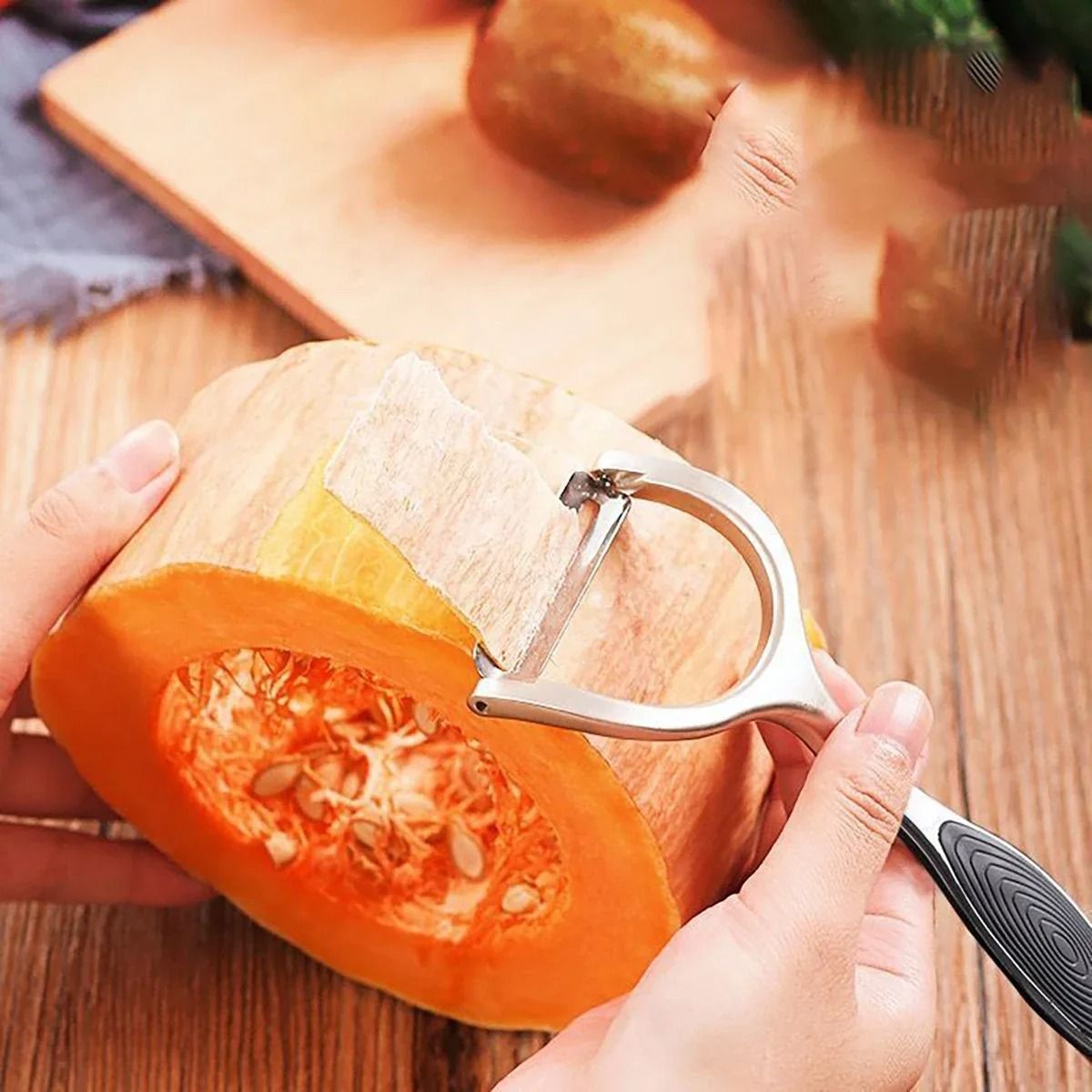 Stainless Steel Multi Function Vegetable Peeler and Fruit Cutter