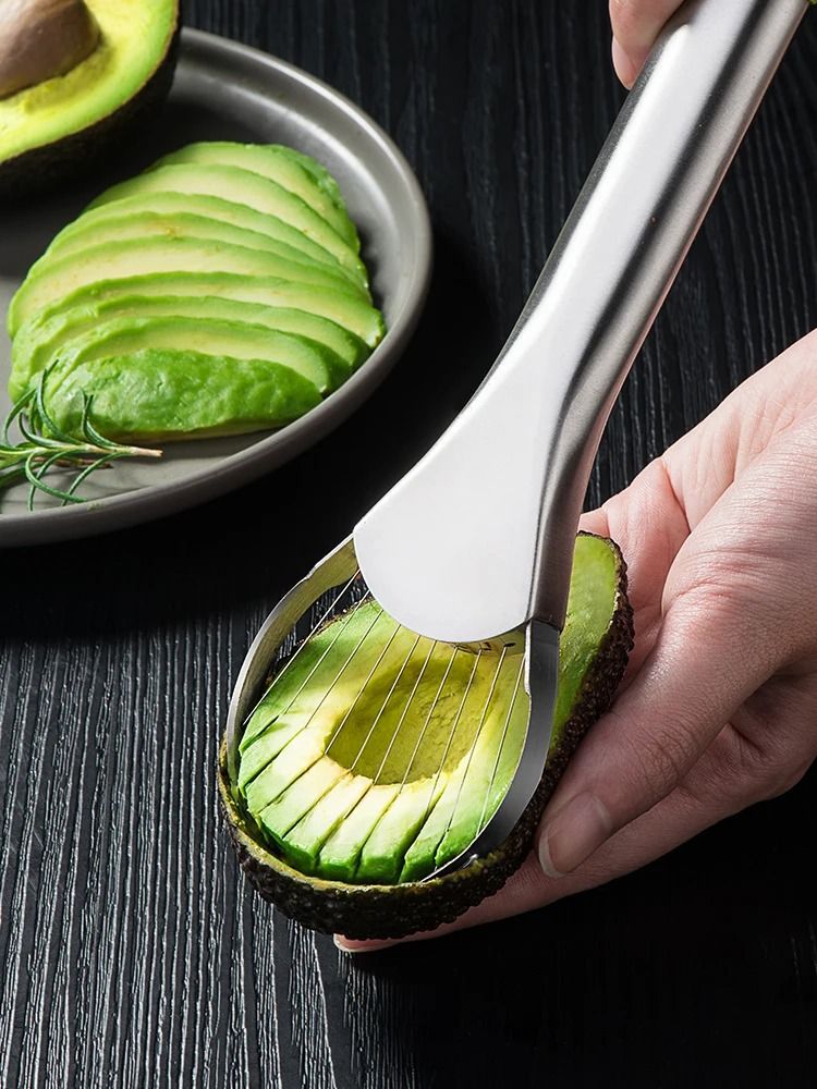 Stainless Steel Avocado Slicer and Fruit Cutter Kitchen Tool