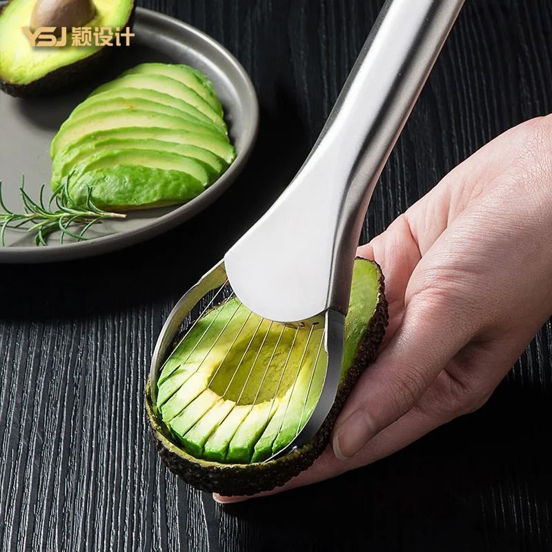 Stainless Steel Avocado Slicer and Fruit Cutter Kitchen Tool