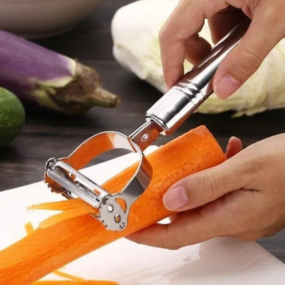 2 in 1 Stainless Steel Vegetable Peeler and Grater Kitchen Tool