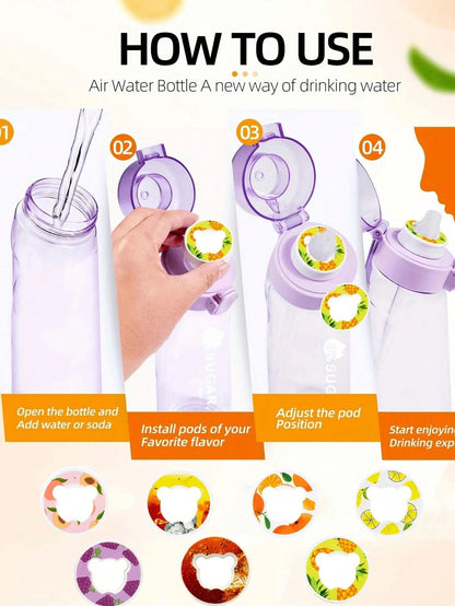 Bear Fruit Flavor Pods for Water Bottles Zero Sugar Zero Calorie Drink Enhancers