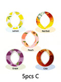 oval 5pcs c