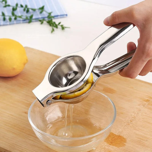 Stainless Steel Lemon Squeezer Manual Citrus Juicer for Kitchen and Home Use