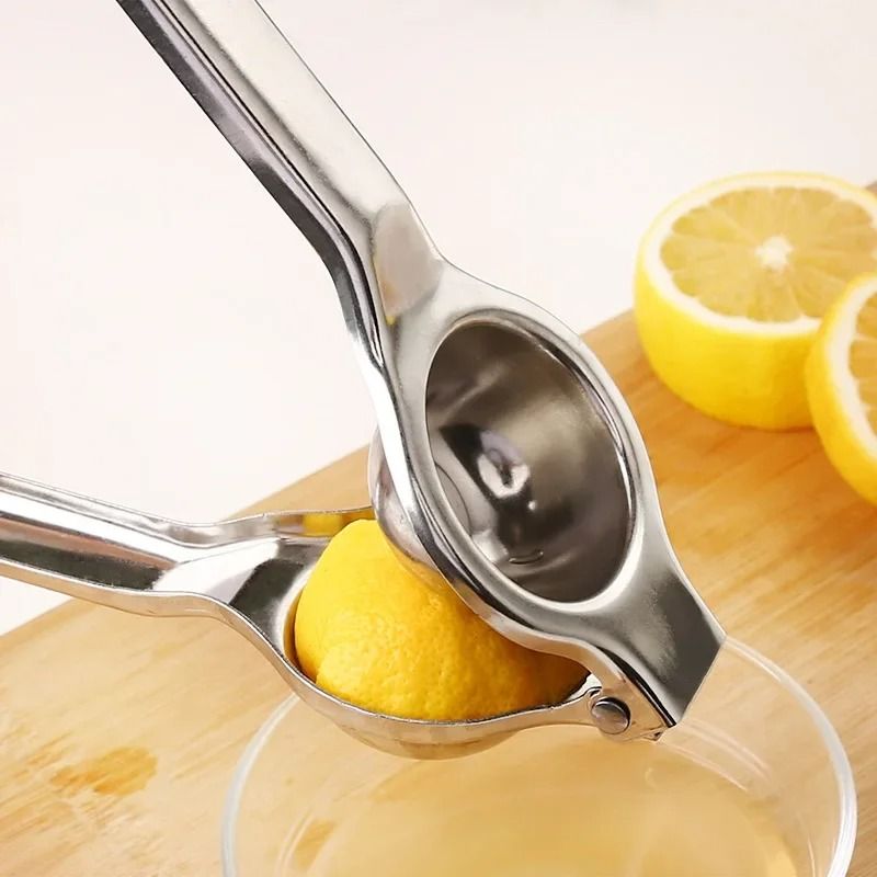 Stainless Steel Lemon Squeezer Manual Citrus Juicer for Kitchen and Home Use