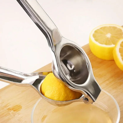 Stainless Steel Lemon Squeezer Manual Citrus Juicer for Kitchen and Home Use