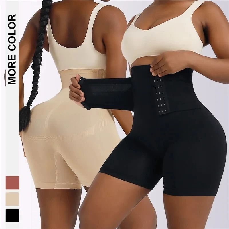 Shapewear for Women Tummy Control Body Shaper Fajas Shorts with Hook Butt Lifter Panties