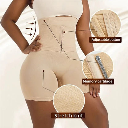 Shapewear for Women Tummy Control Body Shaper Fajas Shorts with Hook Butt Lifter Panties