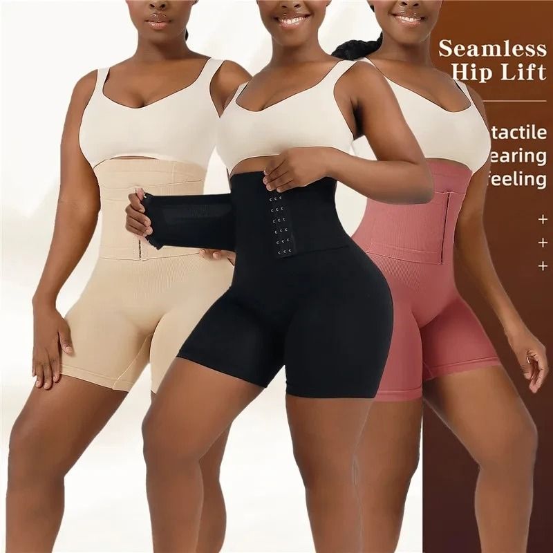 Shapewear for Women Tummy Control Body Shaper Fajas Shorts with Hook Butt Lifter Panties