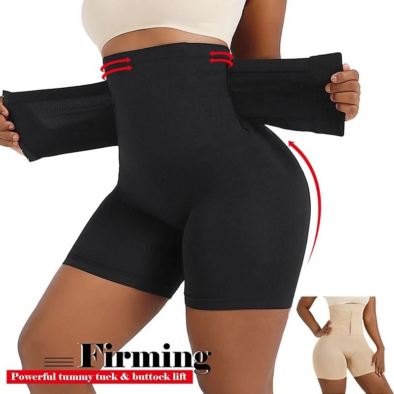 Shapewear for Women Tummy Control Body Shaper Fajas Shorts with Hook Butt Lifter Panties