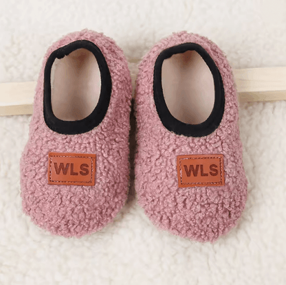 CozySteps Plush Baby Slippers – Soft Anti-Slip Toddler Floor Shoes for Warm Indoor Comfort
