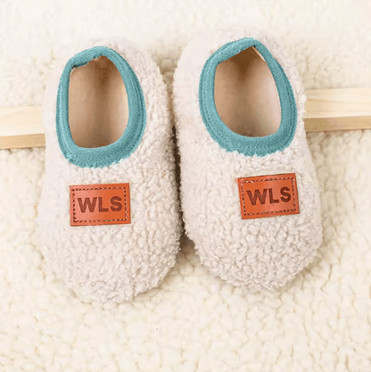 CozySteps Plush Baby Slippers – Soft Anti-Slip Toddler Floor Shoes for Warm Indoor Comfort