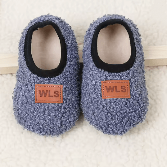 CozySteps Plush Baby Slippers – Soft Anti-Slip Toddler Floor Shoes for Warm Indoor Comfort