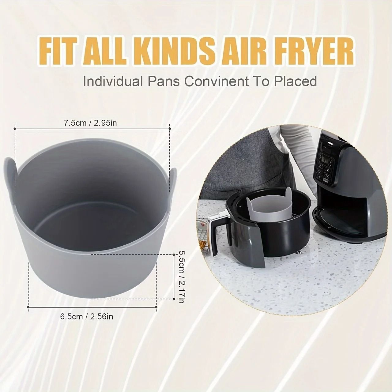 Silicone Egg Poacher Cups for Air Fryer and Cookware