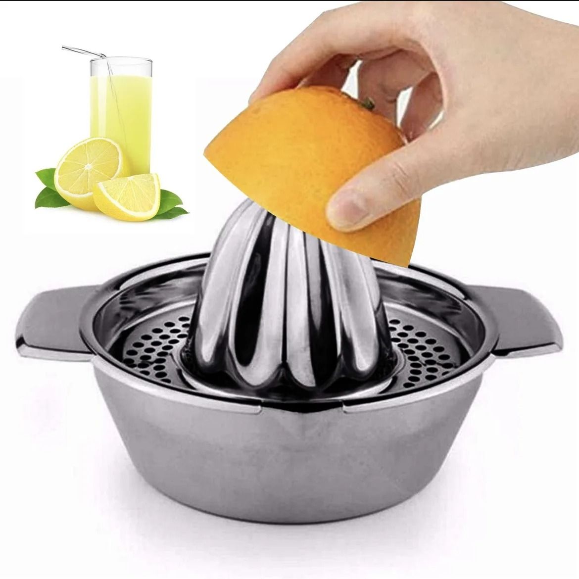 Portable Stainless Steel Manual Citrus Juicer