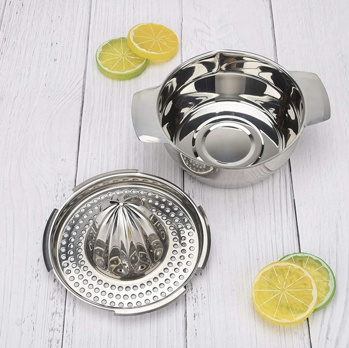 Portable Stainless Steel Manual Citrus Juicer