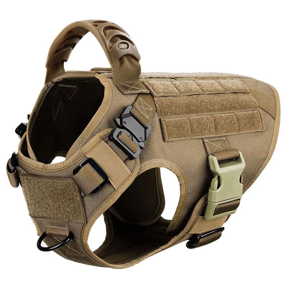 K9Force Elite Tactical Dog Harness – Large Military Style Vest for German Shepherd, Malinois & Working Breeds