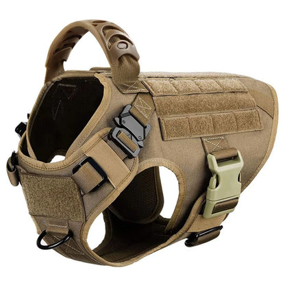 K9Force Elite Tactical Dog Harness – Large Military Style Vest for German Shepherd, Malinois & Working Breeds