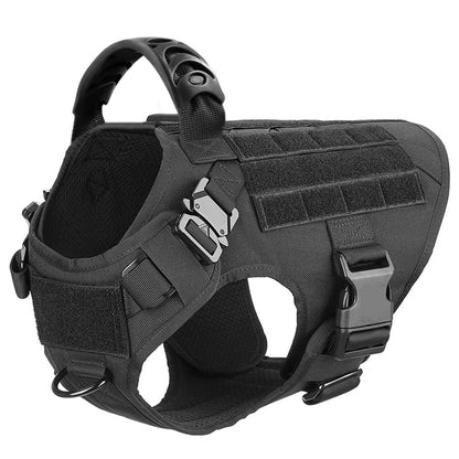 K9Force Elite Tactical Dog Harness – Large Military Style Vest for German Shepherd, Malinois & Working Breeds