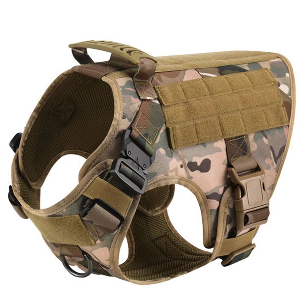 K9Force Elite Tactical Dog Harness – Large Military Style Vest for German Shepherd, Malinois & Working Breeds
