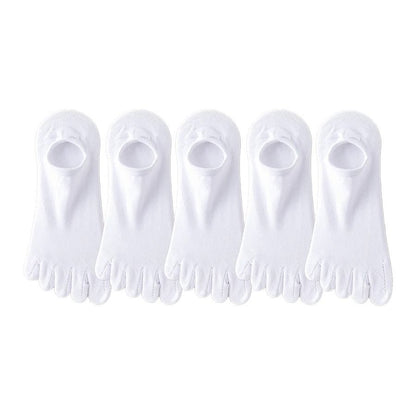 Yoga Toe Socks Five Pair Set for Women