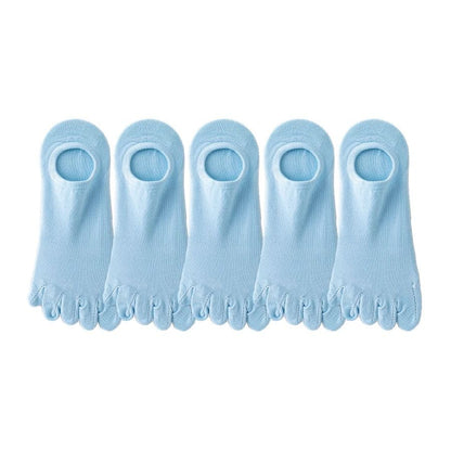 Yoga Toe Socks Five Pair Set for Women