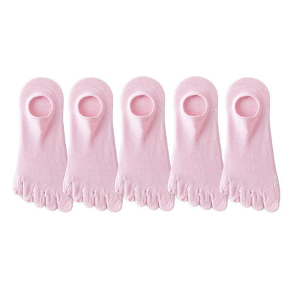 Yoga Toe Socks Five Pair Set for Women