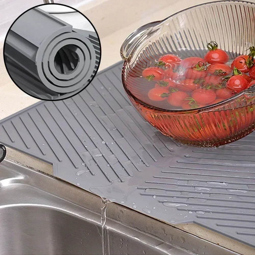 Silicone Mat Accessories, Kitchen Decoration, Bar Sink Drain, Food Utensil Mat, Three Models, Bar Insulation Mat