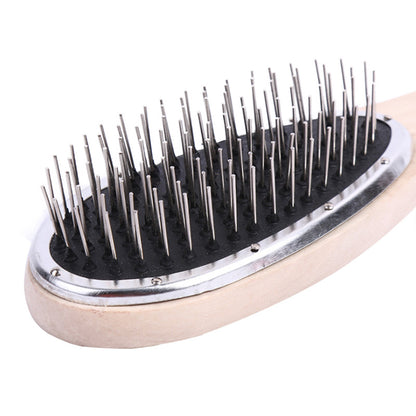 Wig Brush Professional, Steel Comb for Hair Extensions, Anti Static Wig Brush, Detangling Comb for Styling and Training