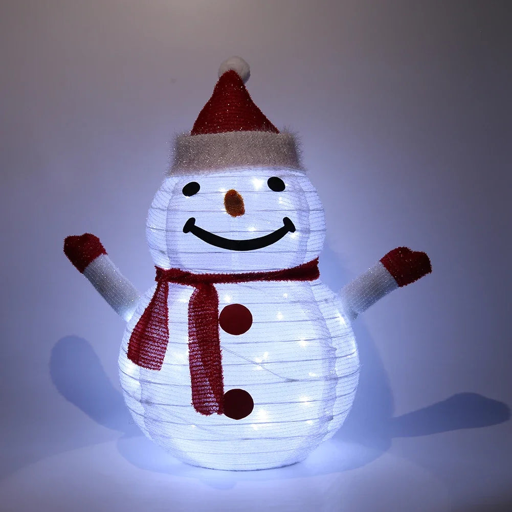 Lantern Outdoor Waterproof Lawn Garden, New Santa Claus Snowman Fairy Lights, Lights for Wedding Party Christmas