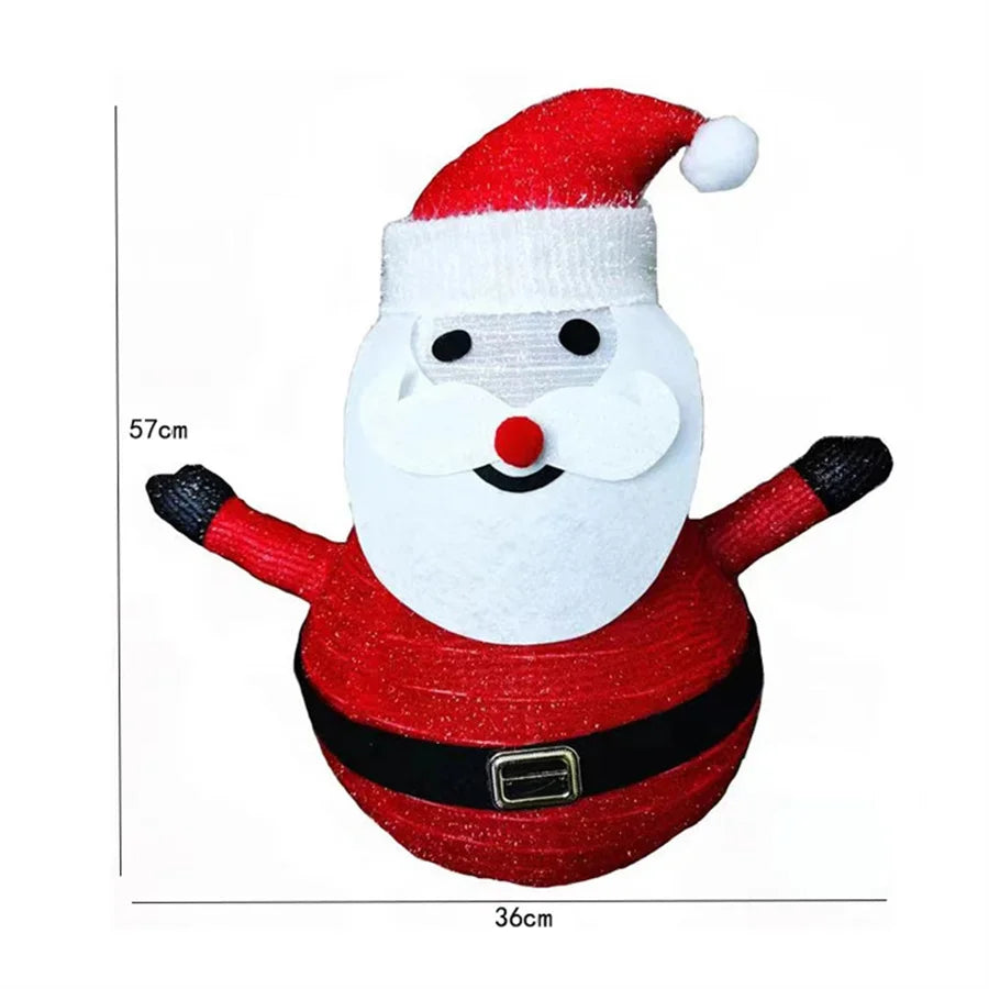Lantern Outdoor Waterproof Lawn Garden, New Santa Claus Snowman Fairy Lights, Lights for Wedding Party Christmas