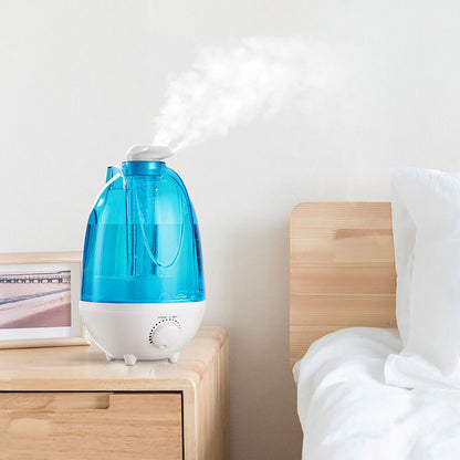 Ultrasonic Air Humidifier, Double Sprayers, Big Mist Volume, Fog Mist Maker, Essential Oil Diffuser, Home, Office, Baby