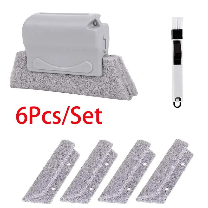 Window Track Cleaning Brush Tools Set For Sliding Door Tracks And Grooves