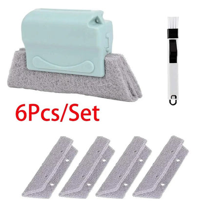 Window Track Cleaning Brush Tools Set For Sliding Door Tracks And Grooves