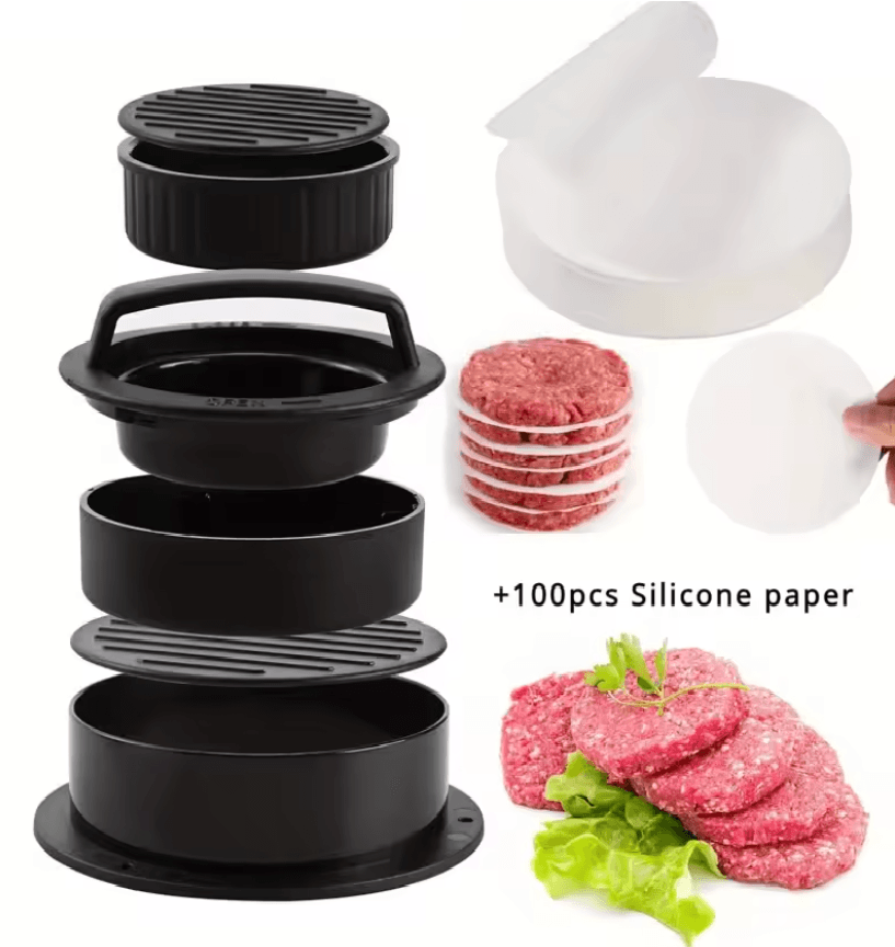 PattyPro Non Stick Hamburger Press and Burger Maker Mold for Perfect Patties