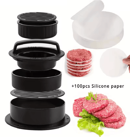 PattyPro Non Stick Hamburger Press and Burger Maker Mold for Perfect Patties