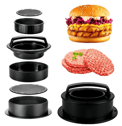 PattyPro Non Stick Hamburger Press and Burger Maker Mold for Perfect Patties