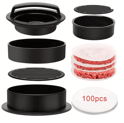 PattyPro Non Stick Hamburger Press and Burger Maker Mold for Perfect Patties