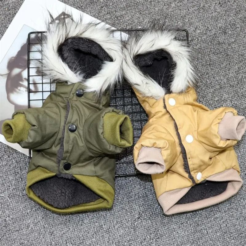 Winter Warm Dog Jacket for Small and Medium Pets