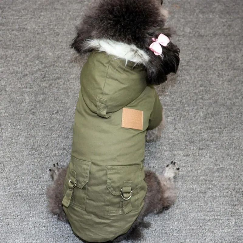 Winter Warm Dog Jacket for Small and Medium Pets