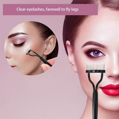 Dual Color Handle Curling Eyelash Clip Eyelash Assistant And Eyebrow Trimmer