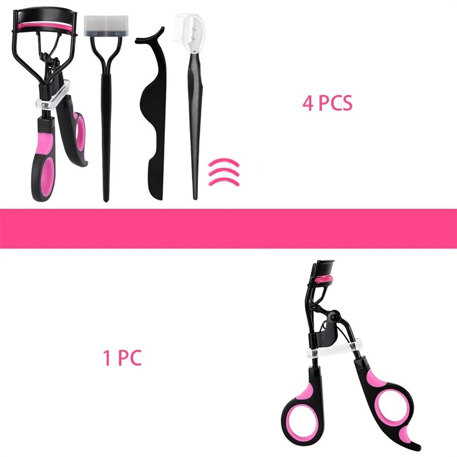 Dual Color Handle Curling Eyelash Clip Eyelash Assistant And Eyebrow Trimmer