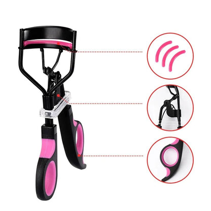 Dual Color Handle Curling Eyelash Clip Eyelash Assistant And Eyebrow Trimmer