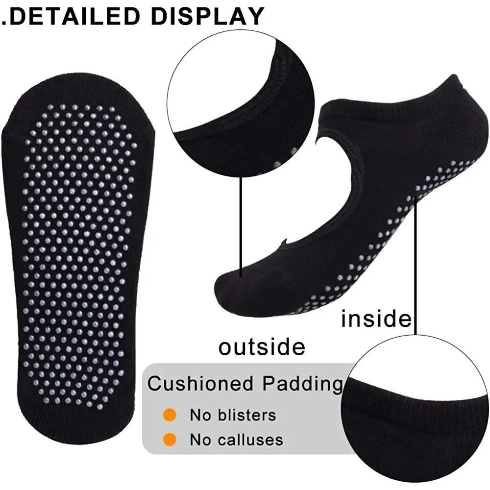 Backless Non Slip Fitness Yoga Socks For Women