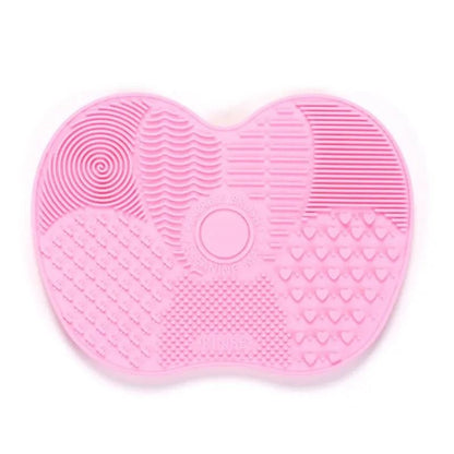 Silicone Makeup Brush Cleaner Bowl And Scrub Pad Set
