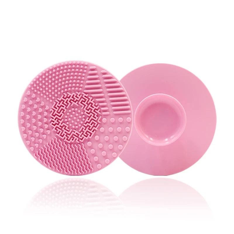 Silicone Makeup Brush Cleaner Bowl And Scrub Pad Set