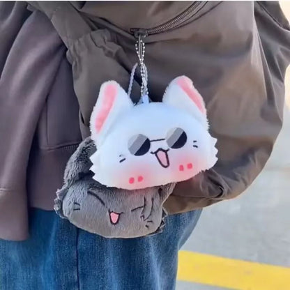 Anime Keychain Geto Suguru and Satoru Gojo Plush Cosplay Keyrings