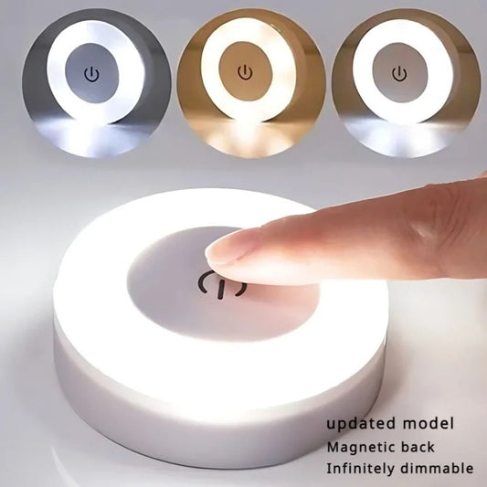 Rechargeable LED Touch Night Light USB Portable Mini Lamp
