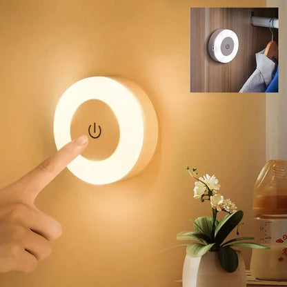 Rechargeable LED Touch Night Light USB Portable Mini Lamp