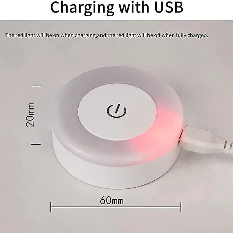Rechargeable LED Touch Night Light USB Portable Mini Lamp